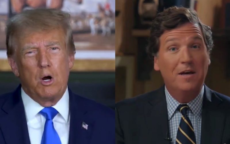 Donald Trump Agrees with Tucker Carlson’s Latest Show: ‘I reject their foolish and disastrous foreign wars…’