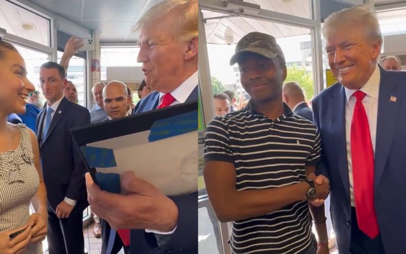 Trump Meets Fans at Georgia Waffle House, Shows No Signs of Stress from Apparent Political Persecution