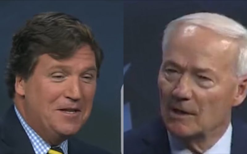 Tucker Carlson Confronts Asa Hutchinson Over His Support for Parents Who are Gender Transitioning Their Children