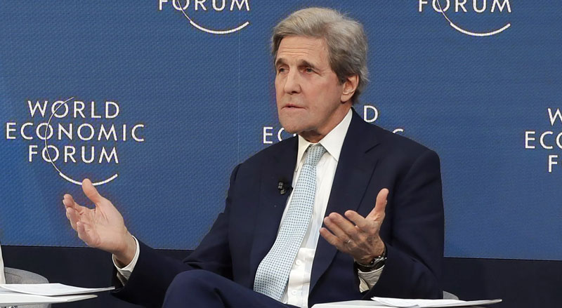 John Kerry Gloats to WEF Elites: No Elected Official Can Reverse ‘Net Zero’ Now