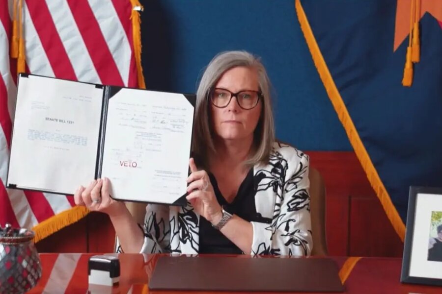 Arizona Governor Katie Hobbs Vetoes Bill That Requires Proof of Residency to Vote