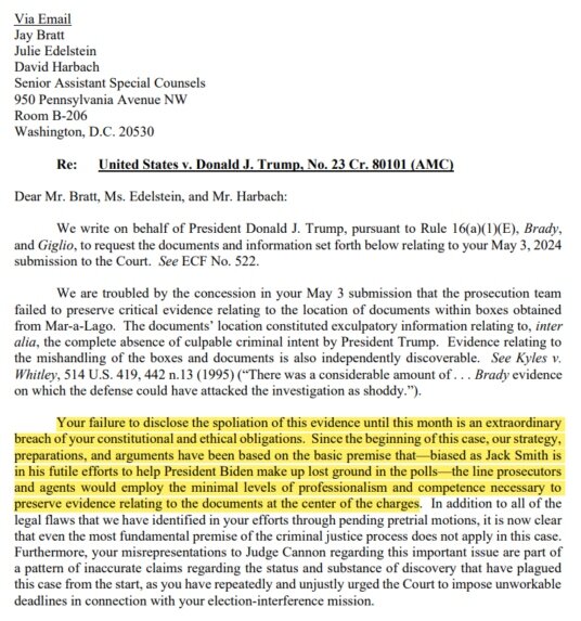 Judge Postpones Key Deadline in Classified Documents Case Against Trump