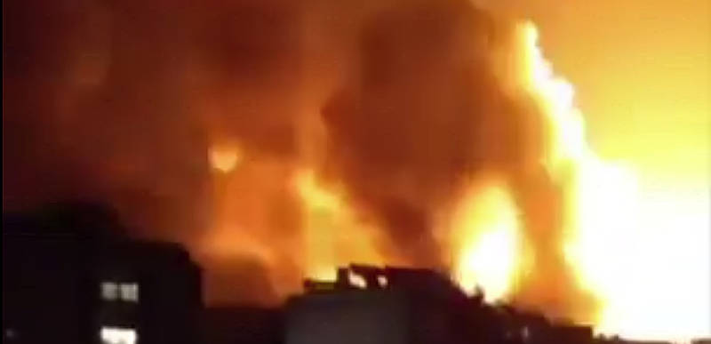 WATCH: Large explosions in Syria as Israel destroys Assad’s arsenal of weapons and planes