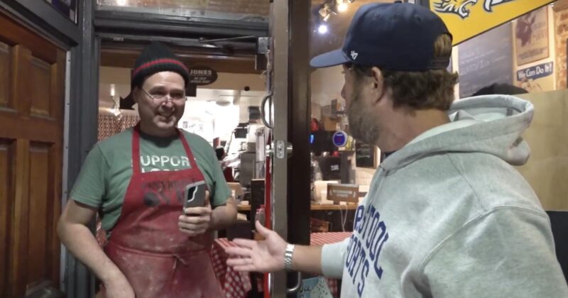 Watch: Barstool Sports Founder Saves Small Pizzeria from Closing on Christmas Day