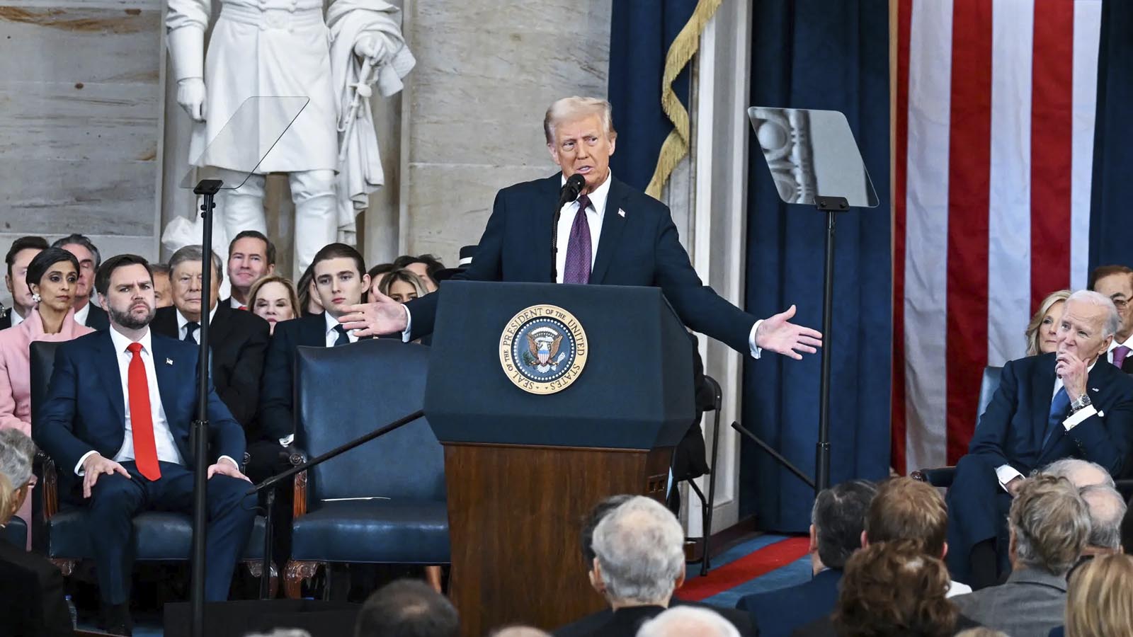 Watch Trump Vows Sweeping Reforms, Evokes Manifest Destiny In Rousing