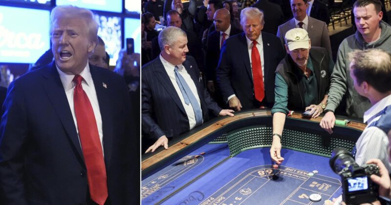 Watch: President Trump Pays Surprise Visit to Casino in Las Vegas — Crowd Goes Wild