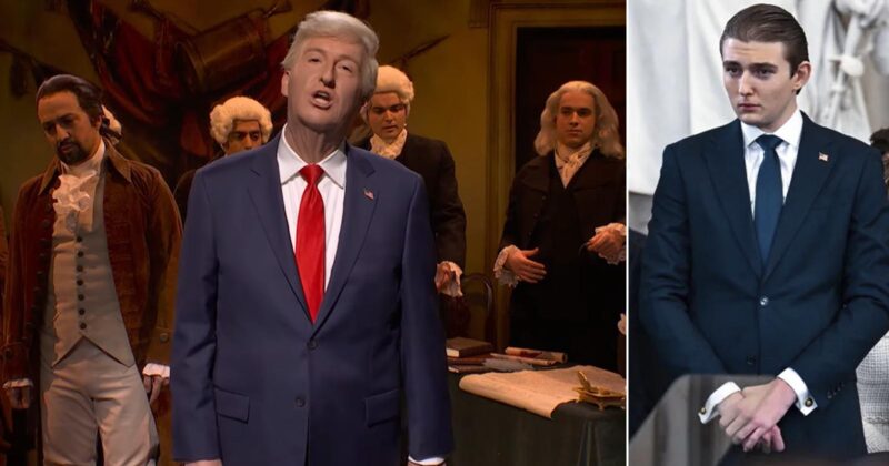 Barron Trump Is Targeted in Cruel SNL Skit