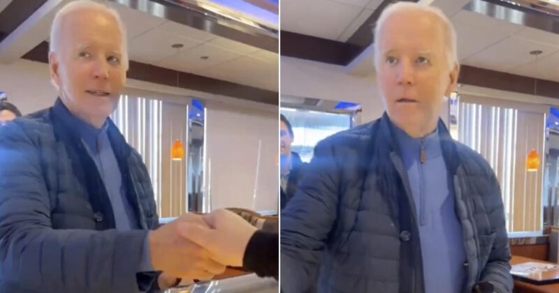 Watch: Joe Biden Looks Totally Lost During Outing at Local Bakery