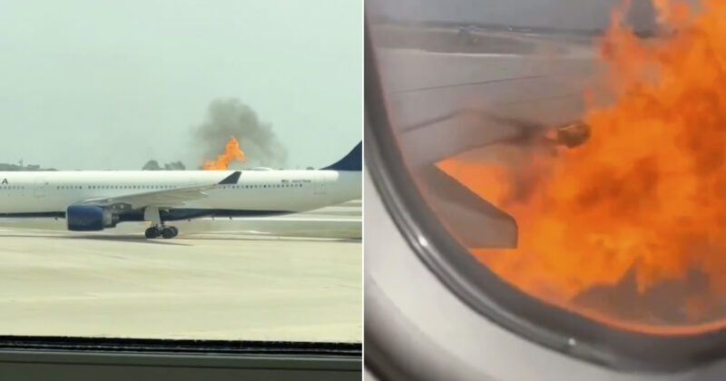 Delta Flight with 212 on Board Catches Fire at Florida Airport