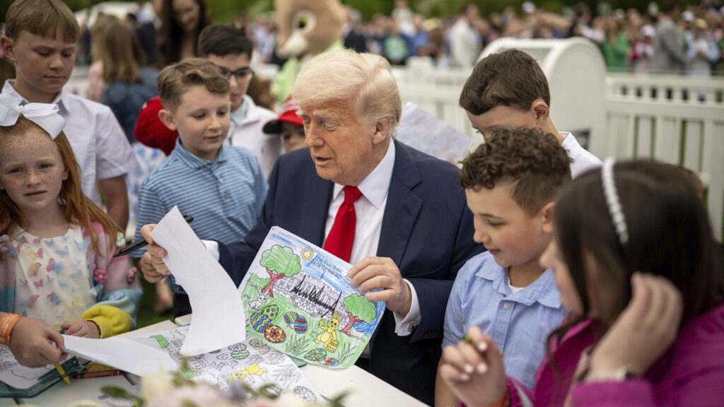 ‘I’m Really Into This’: Trump Shares Heartwarming Moment with Kids at Easter Egg Roll