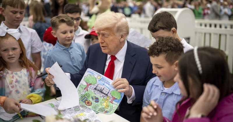 ‘I’m Really Into This’: Trump Shares Heartwarming Moment with Kids at Easter Egg Roll