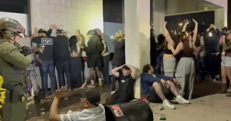 Over 100 Illegal Migrants Drop to the Ground and Are Arrested as Cops Bust Colorado Nightclub
