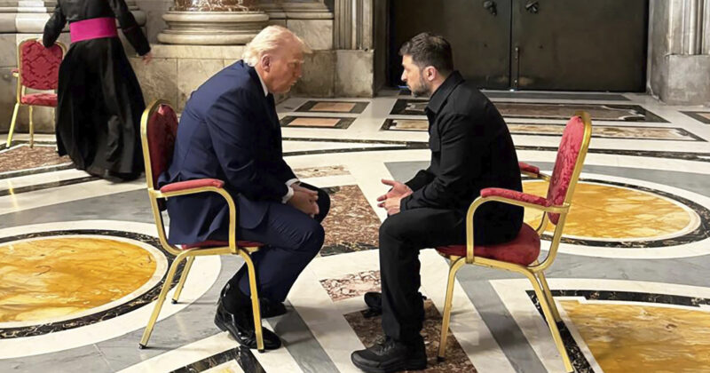 Lip Reader Reveals What Zelensky Said to Trump at Pope’s Funeral