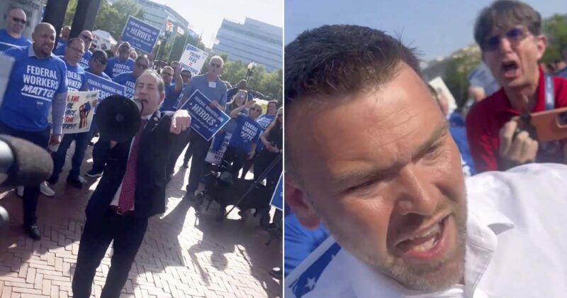 Watch: Jack Poso Assaulted by Union Workers After Confronting Democrat Rep. Jamie Raskin