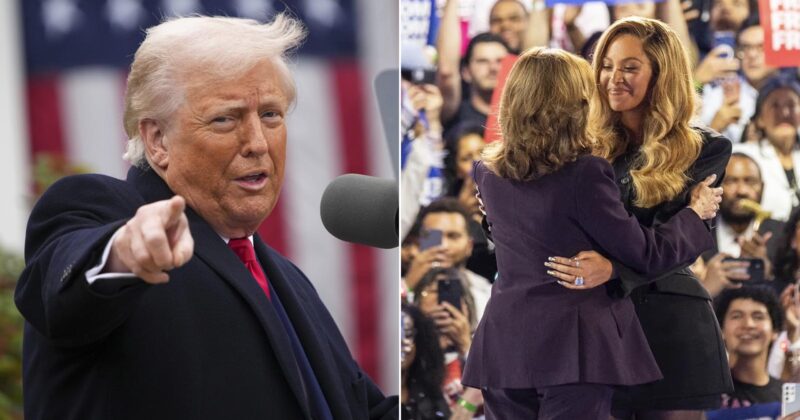 Trump Demands Investigation Into Kamala’ ‘Illegal Election Scam’ Involving Oprah, Bono, Beyonce