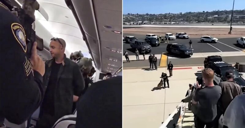 Military Member Arrested After Packed Plane Is Evacuated at San Diego Airport