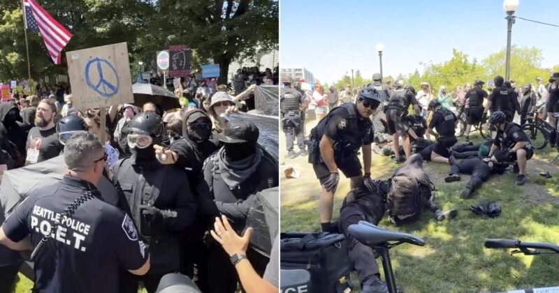 Watch: Antifa Violently Attack a Christian Worship Service