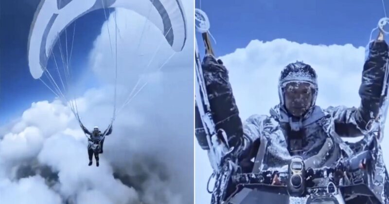 Watch: Paraglider Sucked 5 Miles Into Sky by Powerful Vortex — And Miraculously Survives