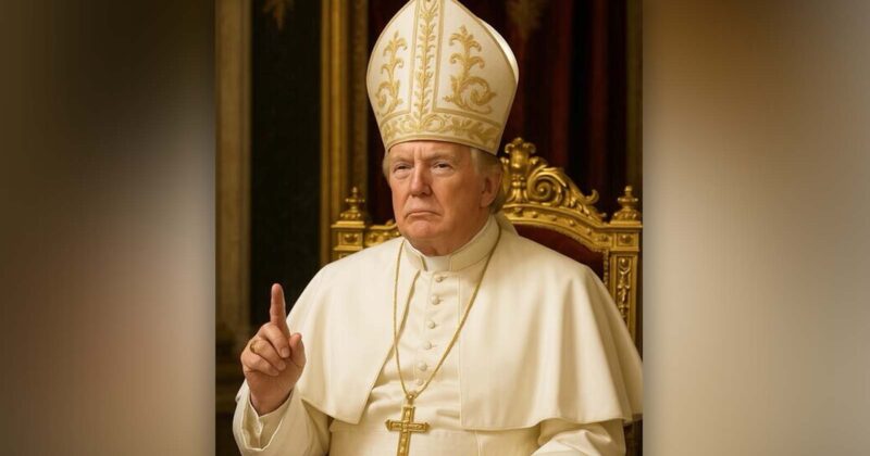 Trump Posts Image of Himself as Pope on Truth Social — Liberals Erupt