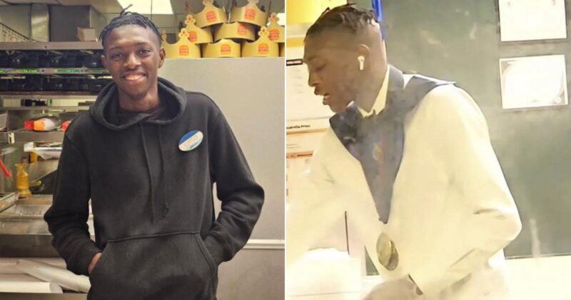 Burger King Employee Who Worked Last-Minute Shift in Graduation Clothes Gets Life-Changing Gift