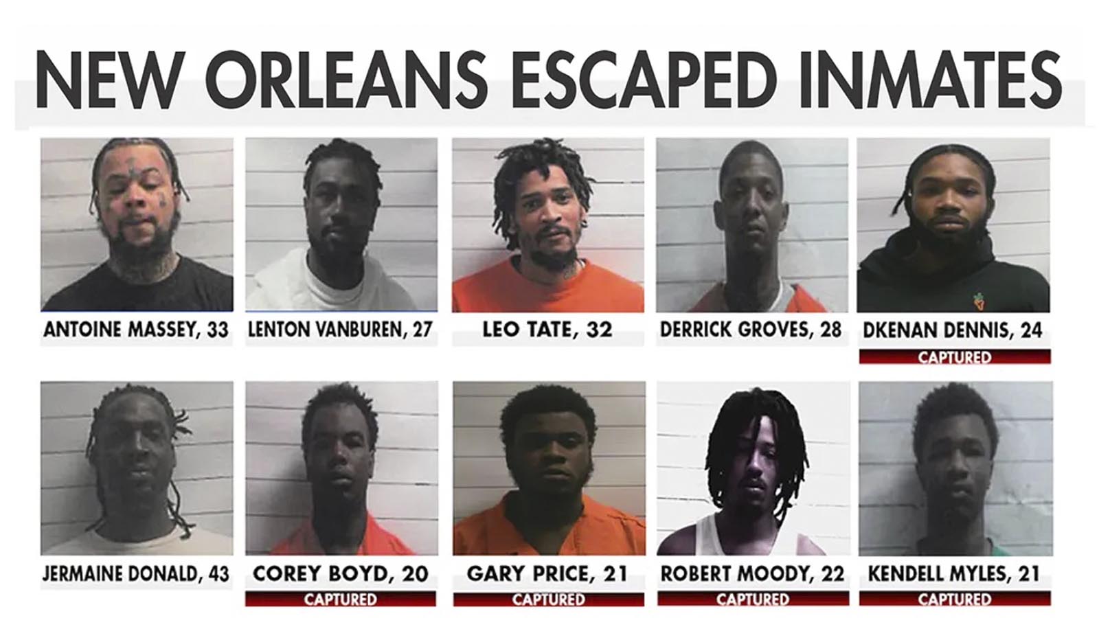 Police Search Residence for New Orleans Jailbreak Escapee, Make 4