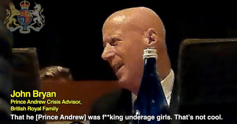 Undercover Footage: ‘Prince Andrew Was F*ing Underage Girls’ Says Royal Insider