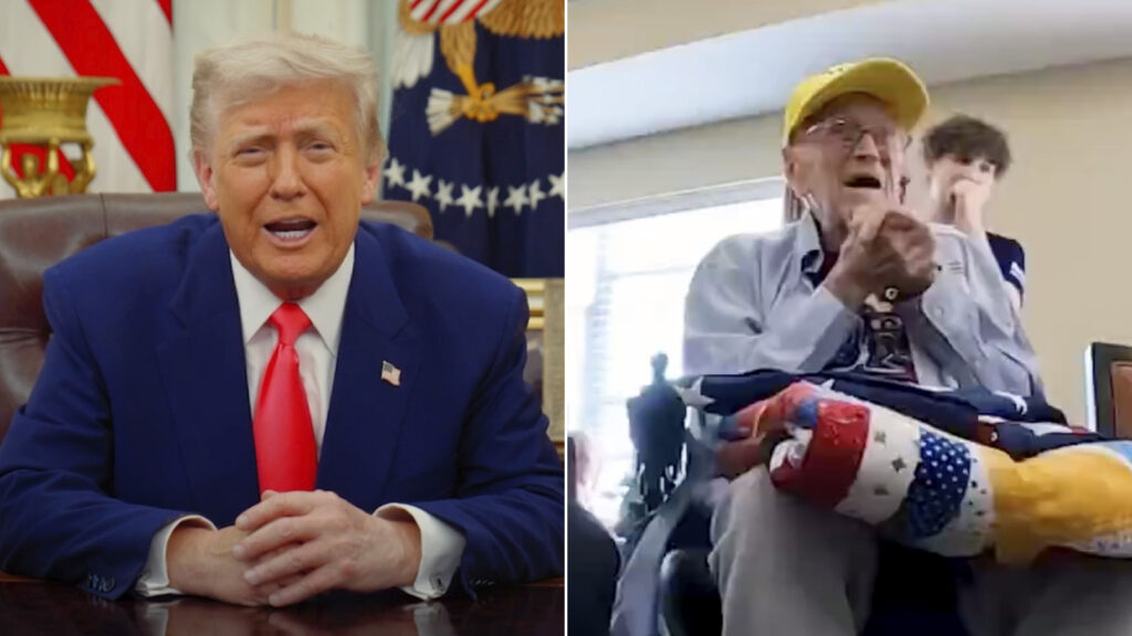 104-Year-Old Veteran Who Invited Trump to Birthday Party Gets Big Surprise