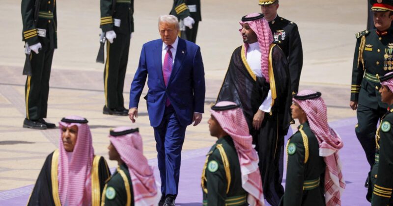 President Trump Arrives In Middle East, Gets Epic Surprise