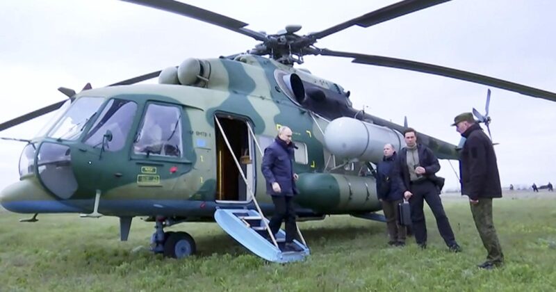 Ukraine ‘Tries to Kill Putin’ by Downing His Helicopter in Russia War Zone Mission