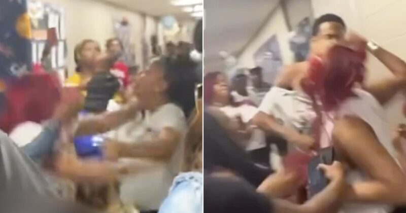 Kindergarten Graduation Erupts Into Wild Brawl as Children Scream for Parents to Stop