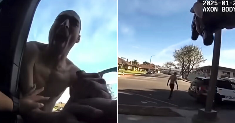 Heart-Stopping Video Shows Moment Cop Screams, ‘Don’t Shoot Me’ After Suspect Stole Her Gun