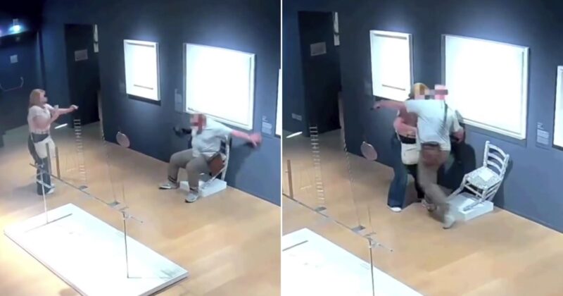 Watch: ‘Idiot’ Tourist Sits on and Shatters ‘Van Gogh’ Chair Adorned with Thousands of Swarovski Crystals