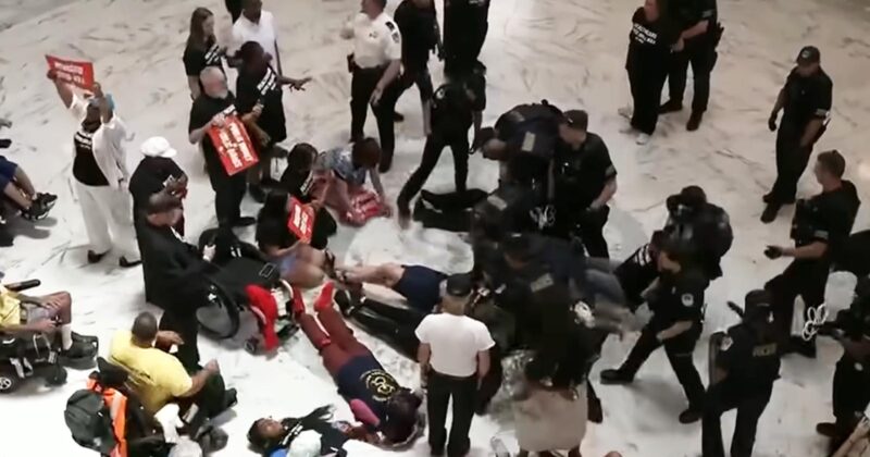 Leftists Storm Capitol to Protest the ‘Big Beautiful Bill’