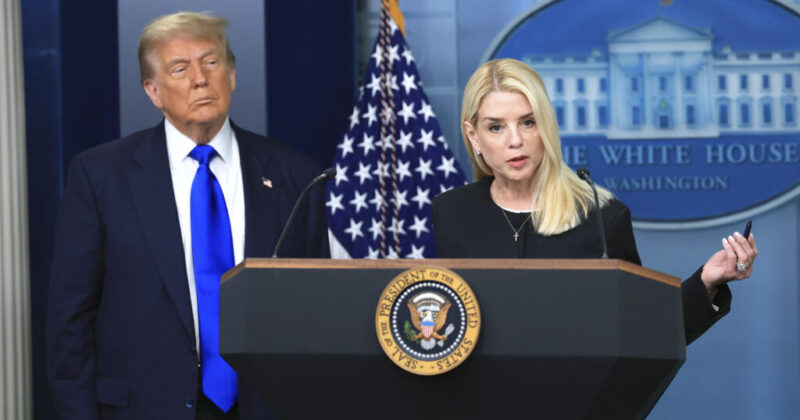 AG Bondi Announces She Will Release Pertinent Epstein Grand Jury Testimony