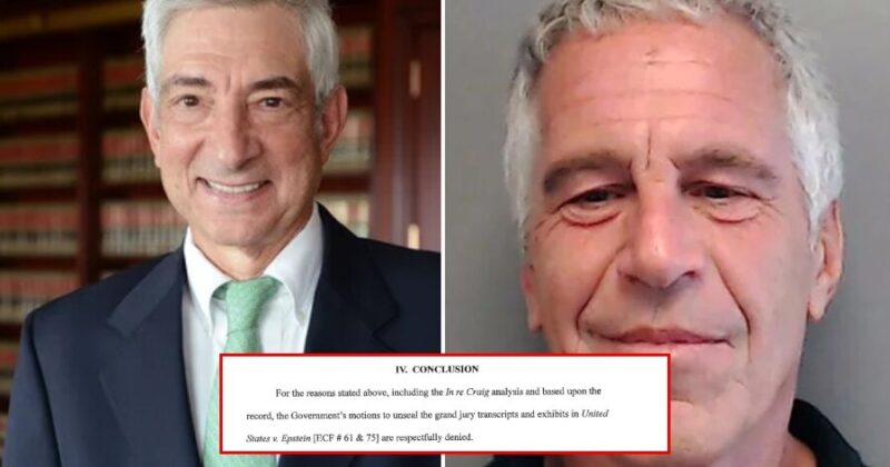 BREAKING NEWS: Judge Blocks Effort to Unseal Epstein Documents