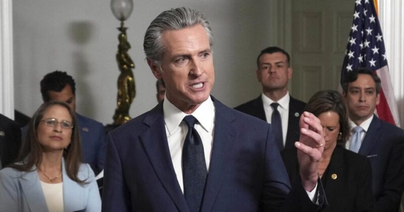 Newsom Says He Was Mailed ‘Trump 2028’ Hat