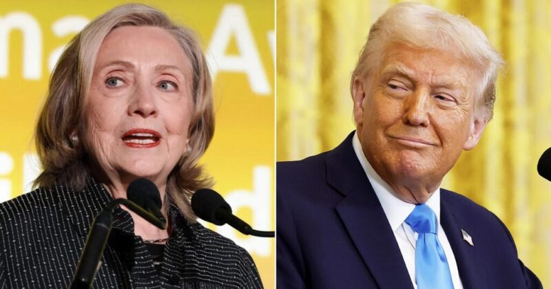 Hillary Clinton Says She’d Nominate Trump for Nobel Peace Prize If He Ends Ukraine War