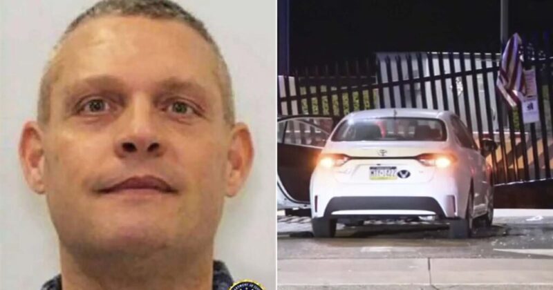 Suspect Arrested After Crashing Car Into FBI Field Office Gate