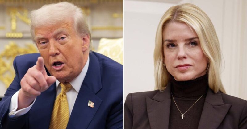 Trump Presses Bondi to Prosecute His Enemies Including Letitia James, Schiff