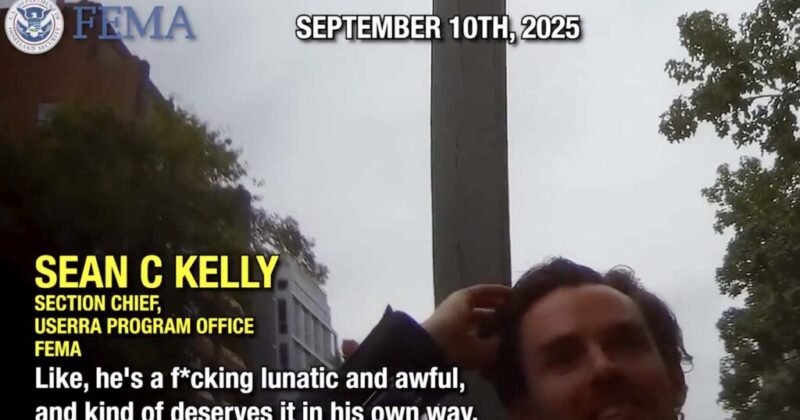 FEMA Official Fired After Undercover Video Shows Him Mocking Charlie Kirk’s Assassination