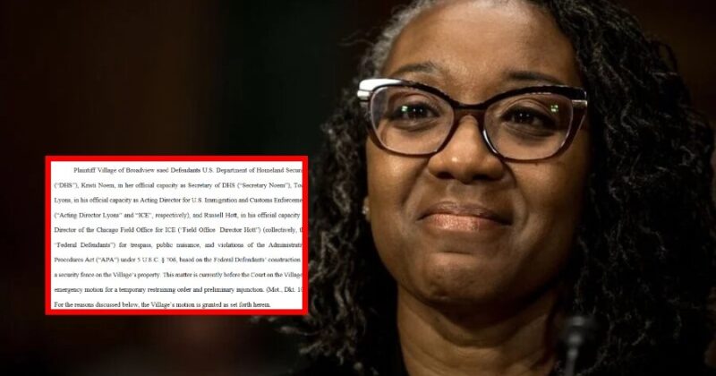 Biden-Appointed Judge Orders ICE to Dismantle Protective Fence Around Federal Facility