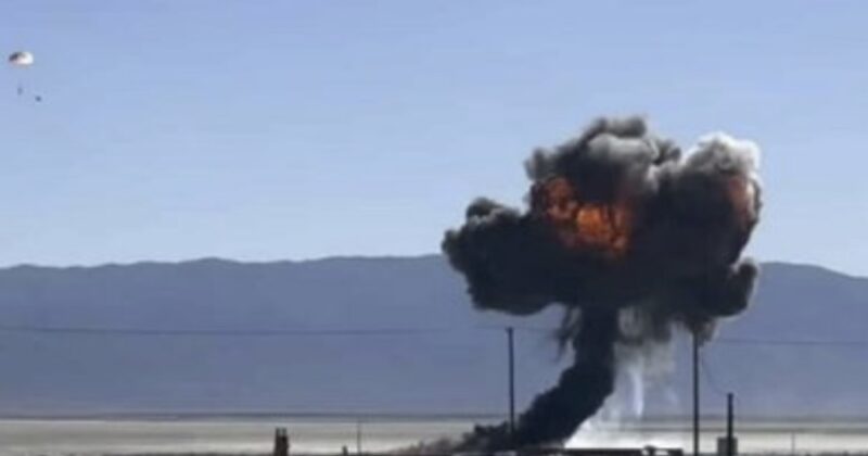 JUST IN: US Air Force Plane Crashes Near Airport