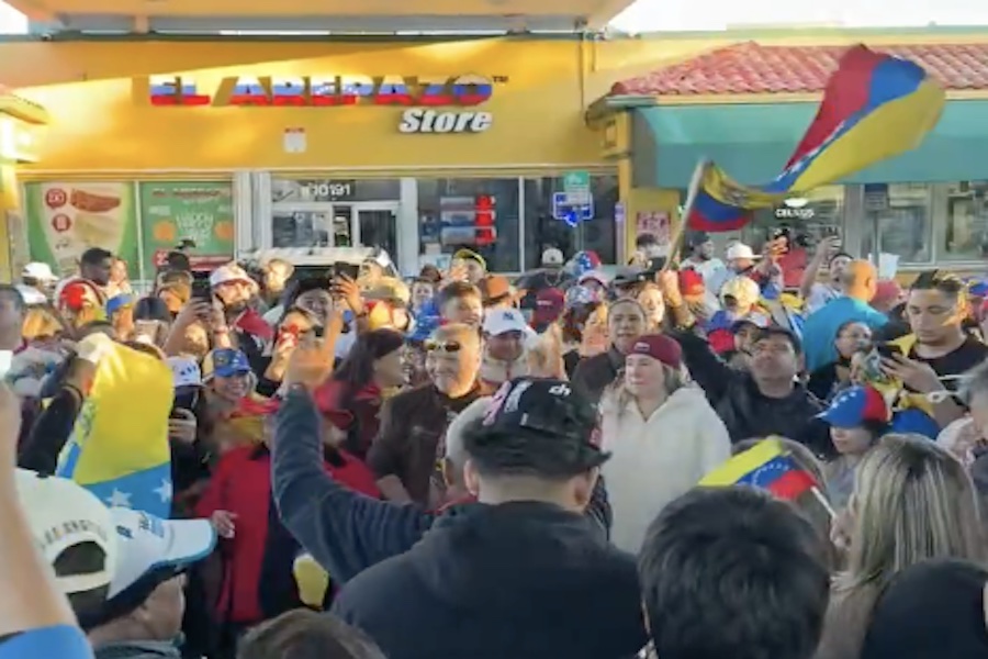 WATCH: Venezuelans Flood The Streets To Celebrate Maduro’s Downfall