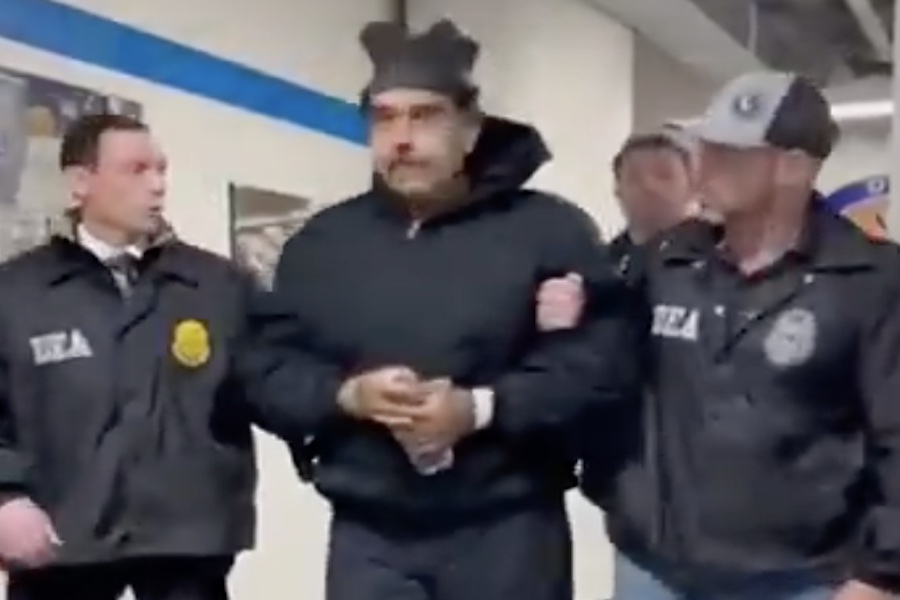 WATCH: DEA Parades A Solemn-Looking Maduro Through NYC Field Office