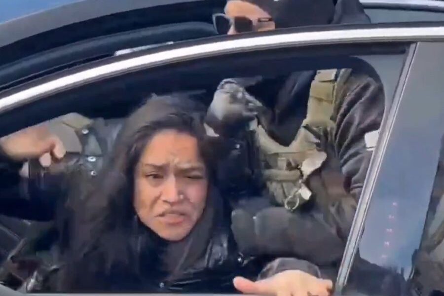 WATCH: ICE Drags Protestor From Her Car, Rioters Swarm Agents In Chaotic Sequence