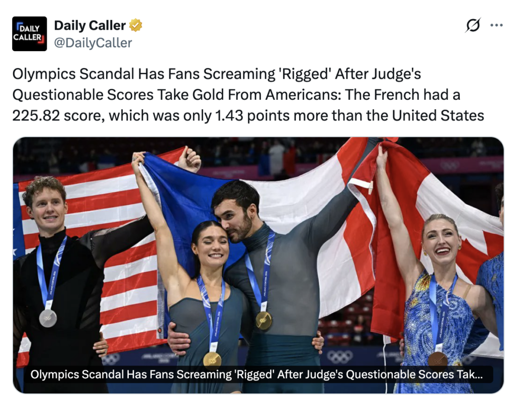 ‘Rigging Scandal’ Explodes At Olympics As US Athletes Blow Whistle On Judges