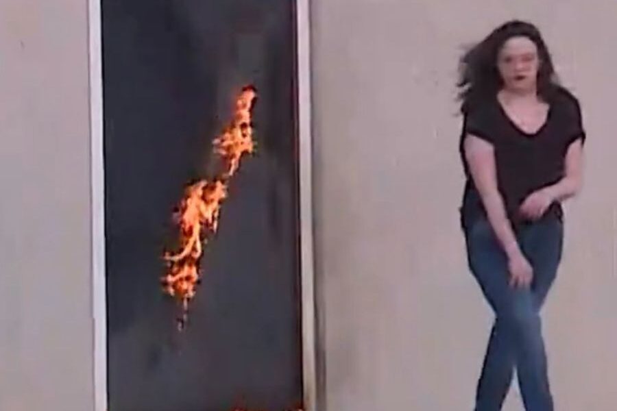 Woman Caught Attempting To Burn Down Facility Tied To ICE