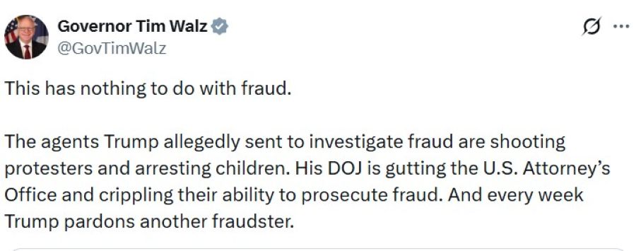 Trump Administration Freezes Minnesota Medicaid Payments Amid Fraud Probe