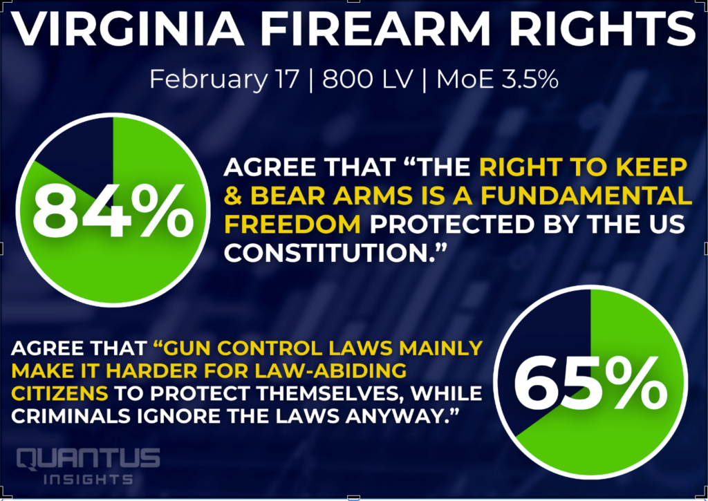 Virginia Poll Shows Strong Backing for Gun Rights and Tougher Sentences