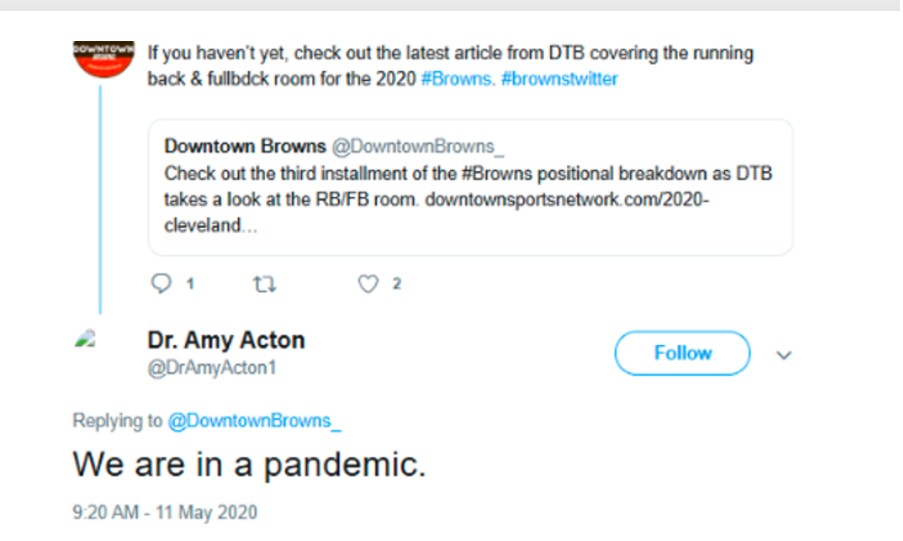 Ohio Gubernatorial Hopeful Faces Backlash Over Controversial Pandemic Social Media Posts